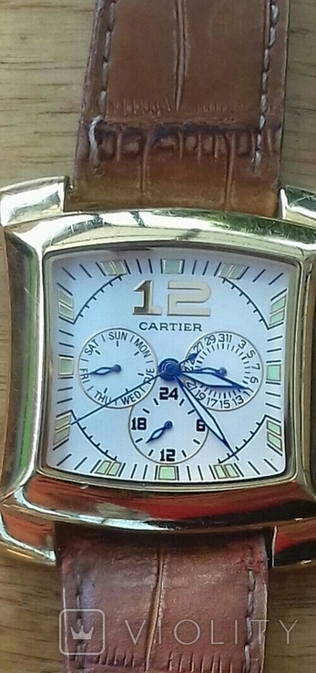 Часы CARTIER( мужские )водонепроницаемые, фото №3