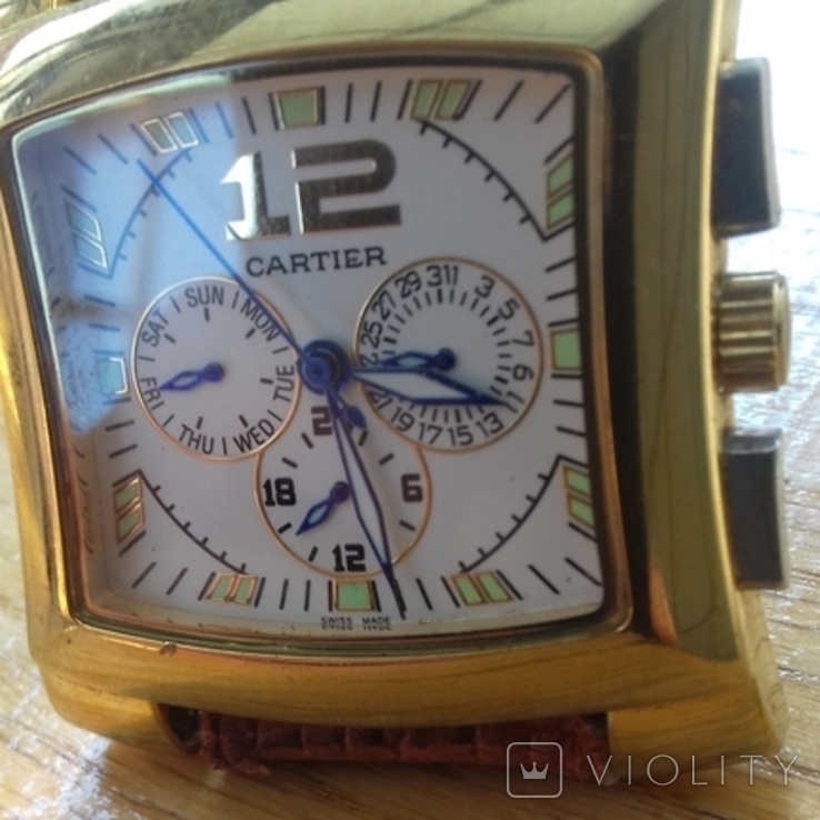 Часы CARTIER( мужские )водонепроницаемые, фото №2