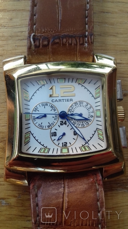 Часы CARTIER( мужские )водонепроницаемые, фото №10