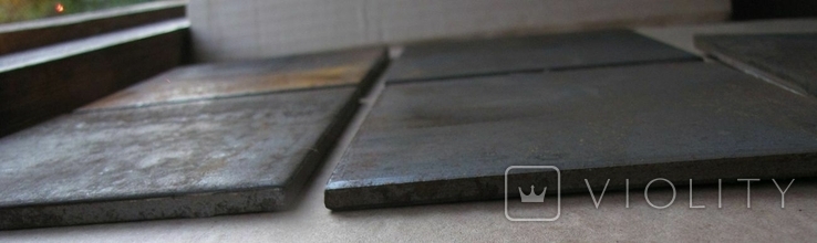 Прочные стальные пластины (квадраты): 5 шт., фото №5