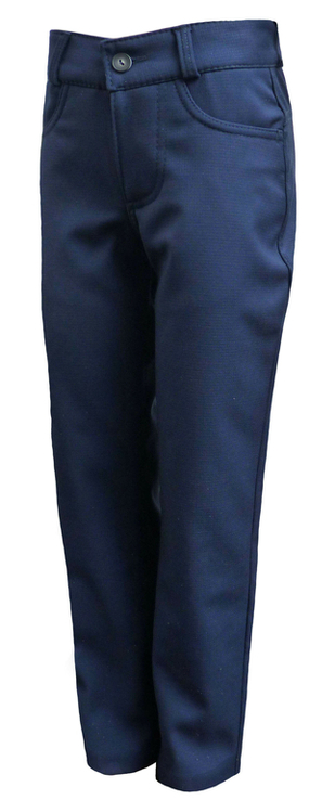 Зимові дитячі штани на флісі костюмка №6 (ф) сині 116 ріст 1063116, photo number 2