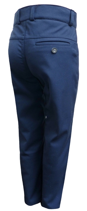 Зимові дитячі штани на флісі костюмка №6 (ф) сині 116 ріст 1063116, фото №3