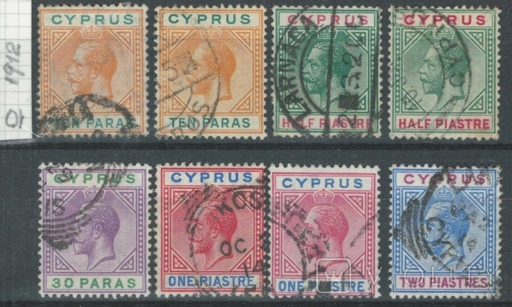 Ам3 Брит. колонии. Кипр 1912 (19 евро)