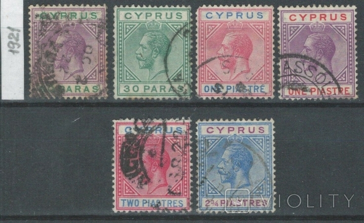 Ам3а Брит. колонии. Кипр 1921 (85 евро)