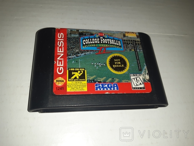 College Football's National Championship II (Sega Genesis, 1995)