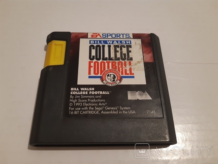 Bill Walsh College Football (Sega Genesis, 1993), фото №2