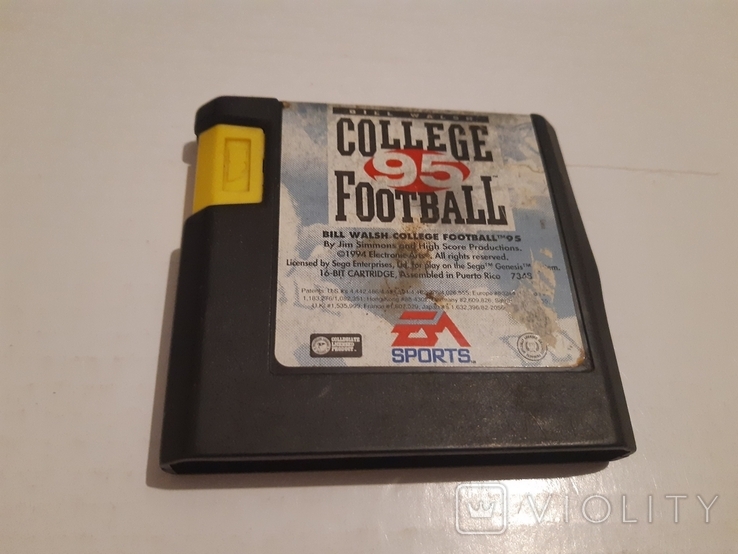 Bill Walsh College Football 95 (Sega Genesis, 1994), фото №2