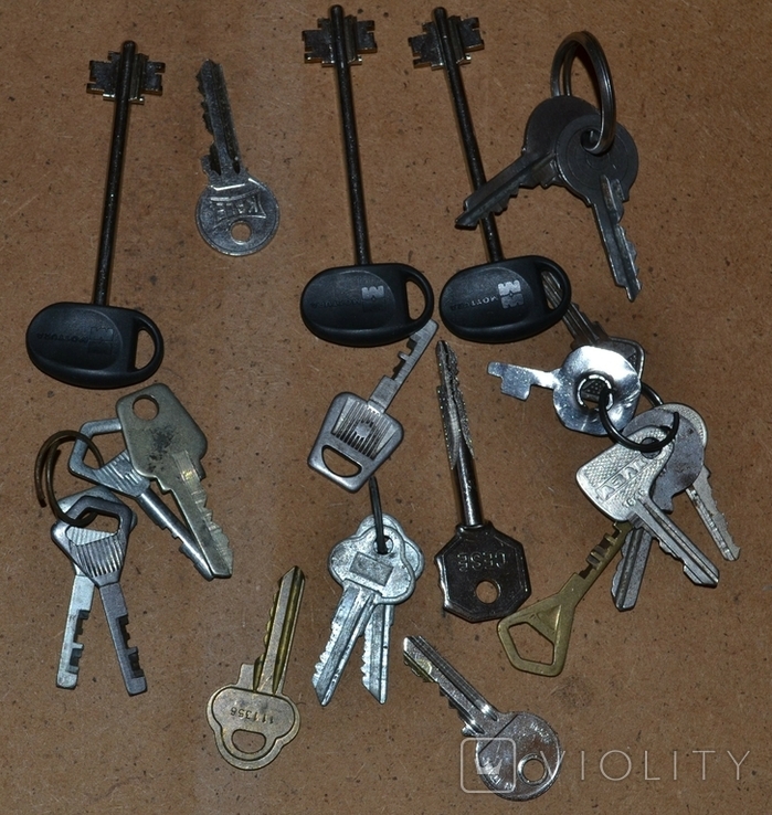 Ключи старые - 10шт. + бонус., фото №8