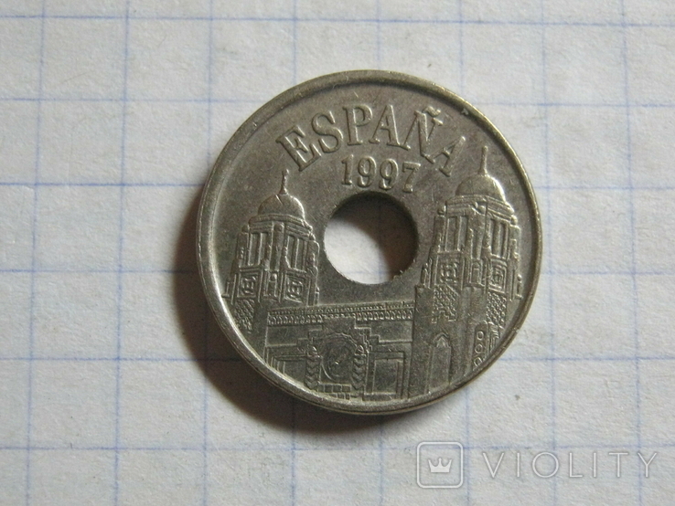 Испания 25 песет 1997