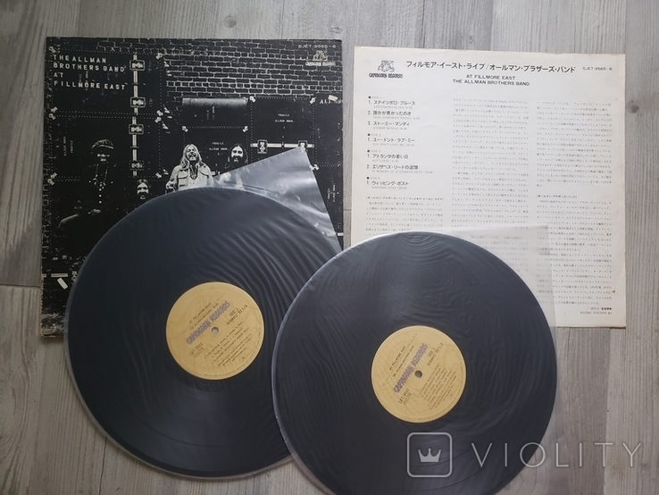 The Allman Brothers Band- At Fillmore East (LP, Japan), фото №6