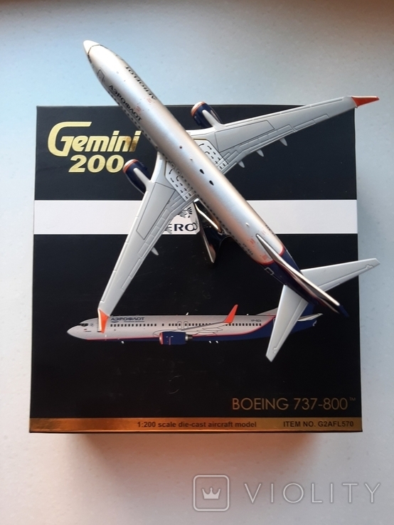 Boeing 737-800 Аэрофлот 1/200 (Gemini Jets), фото №4