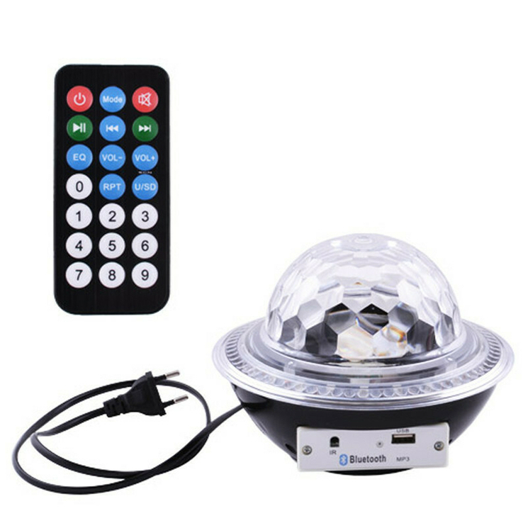 Лазер диско 6740 UFO Bluetooth crystal magic ball, 220V, пульт Д/У, numer zdjęcia 3