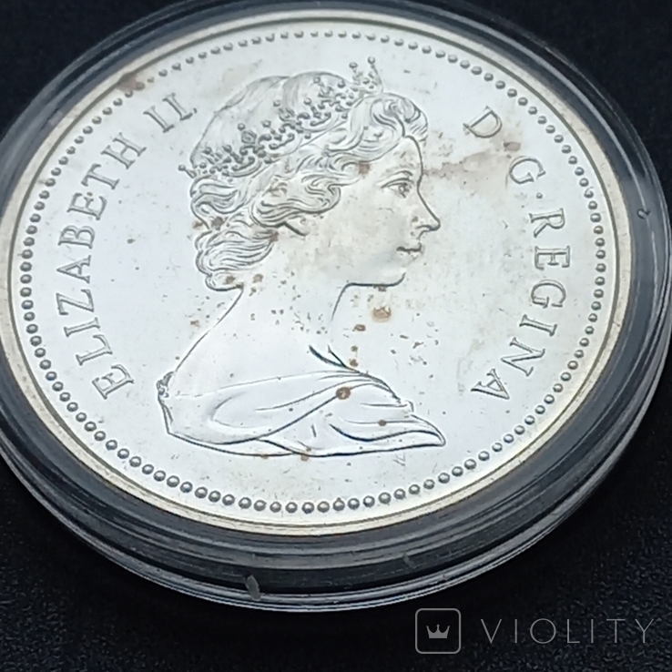 1 доллар, Канада, 1973 г., 100 лет конной полиции Канады, серебро, photo number 5
