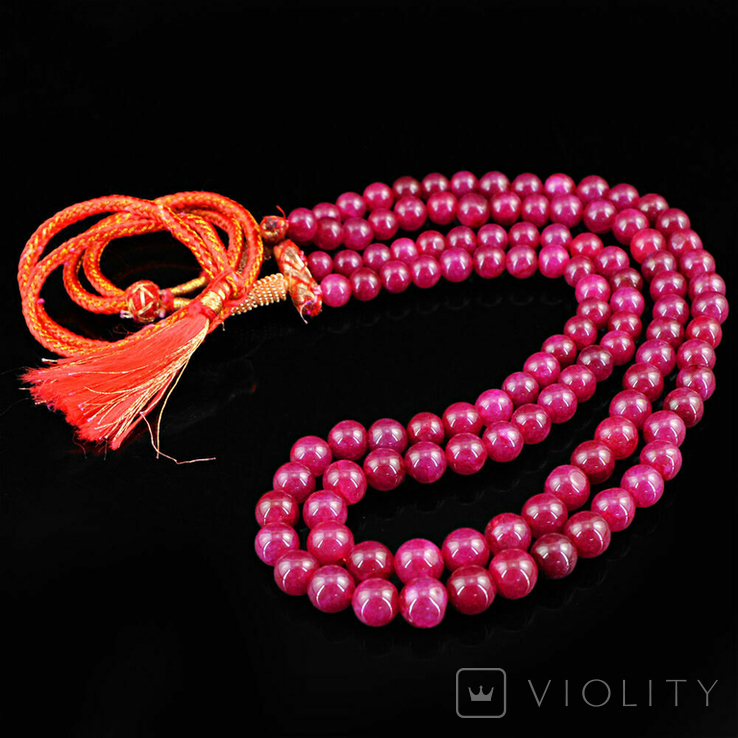 Ожерелье из индийских рубинов 600 карат, фото №2