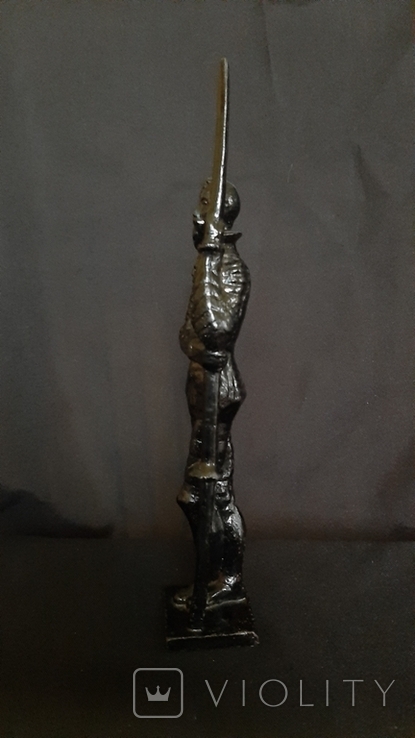 Дон Кіхот, статуетка, фігурка з чавуну, Куса, 1980, фото №5