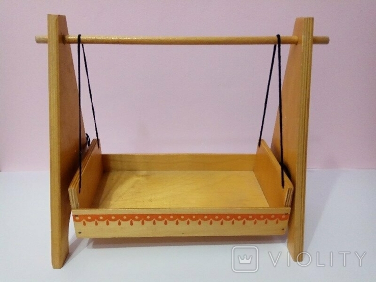 Cradle crib carrycot tree toy USSR, photo number 2