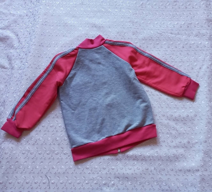 Кофта на девочку двунитка розовая 1 год, фото №3
