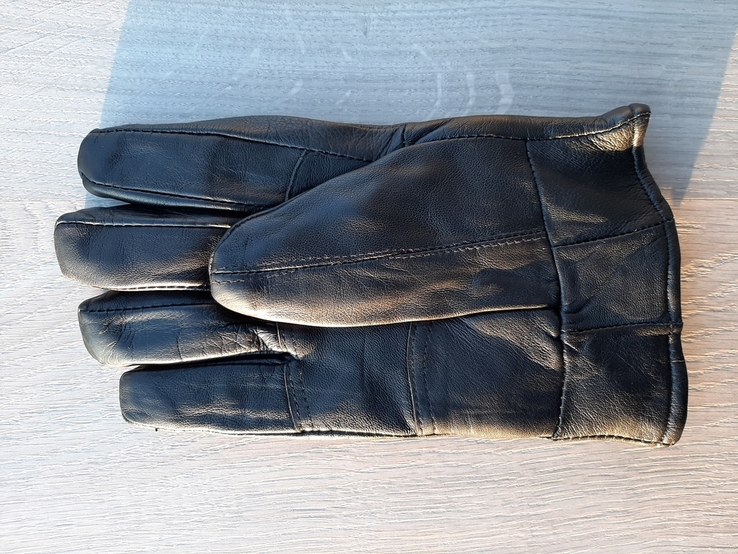 Мужские зимние перчатки с мехом, фото №4