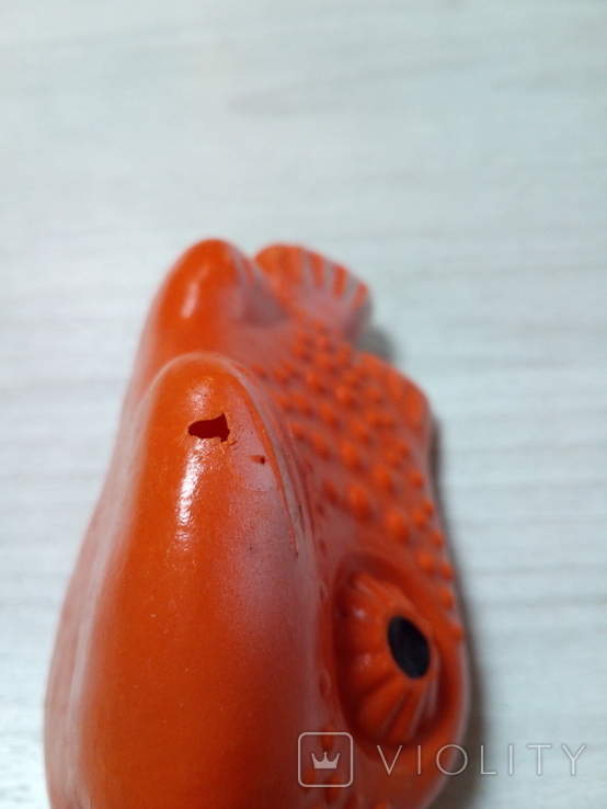 Погремушка рыба, целлулоид 2, фото №4