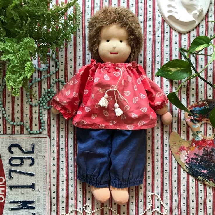 Большая вальдорфская кукла 49 см, photo number 2