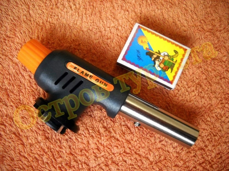 Газовая горелка с пьезоподжигом Flame Gun 807-1, numer zdjęcia 2