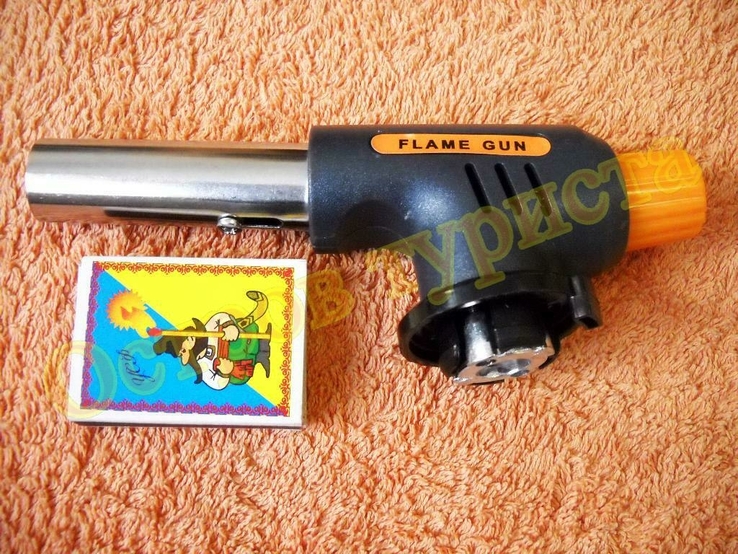 Газовая горелка с пьезоподжигом Flame Gun 807-1, фото №5