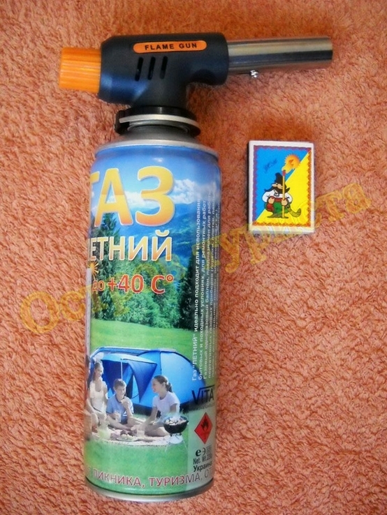 Газовая горелка с пьезоподжигом Flame Gun 807-1, фото №8