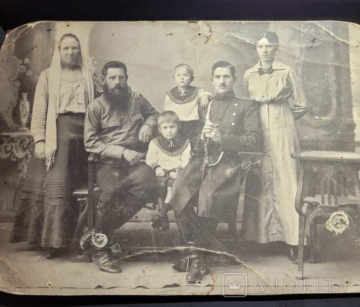 Семейное фото, военный с палашом, фото №7