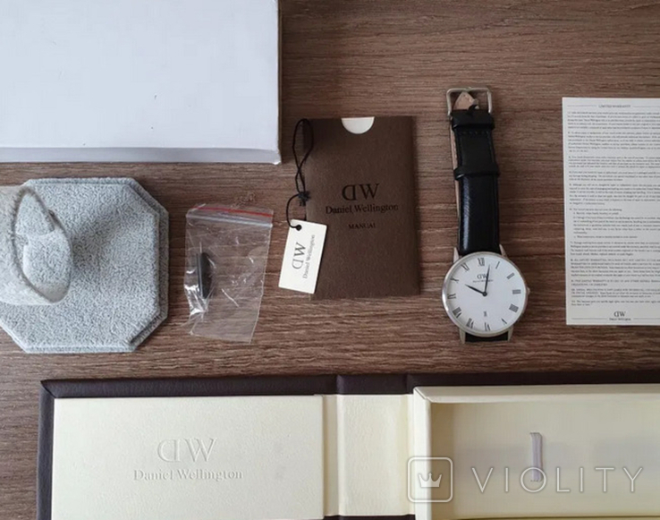 Daniel Wellington Dapper 38mm Оригінал Годинник Часы, фото №3