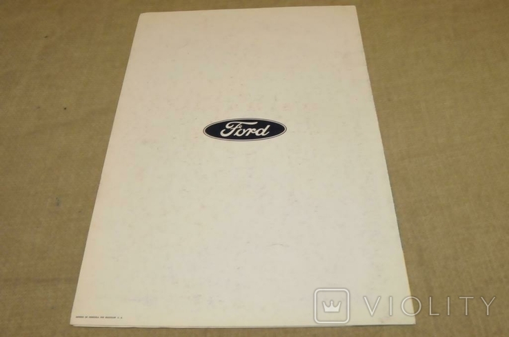 Book Advertising booklet of a rare car, photo number 4