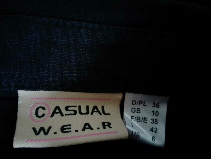 Рубашка Casual wear р. 42. лён, хлопок., фото №7