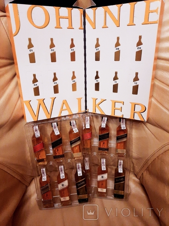 Віски Johnnie Walker - 12 Days of Discovery - 12 x 5 cl botlers of Blended Scotch Whisky, photo number 6