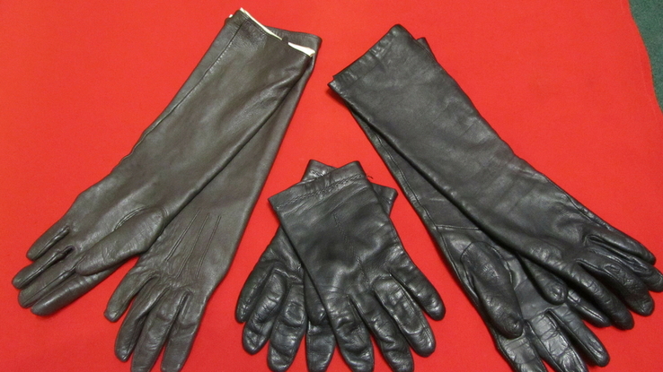 Лайковые перчатки-3 пары.