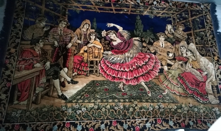 Vintage Velvet Tapestry, Flamenco Dance, photo number 2