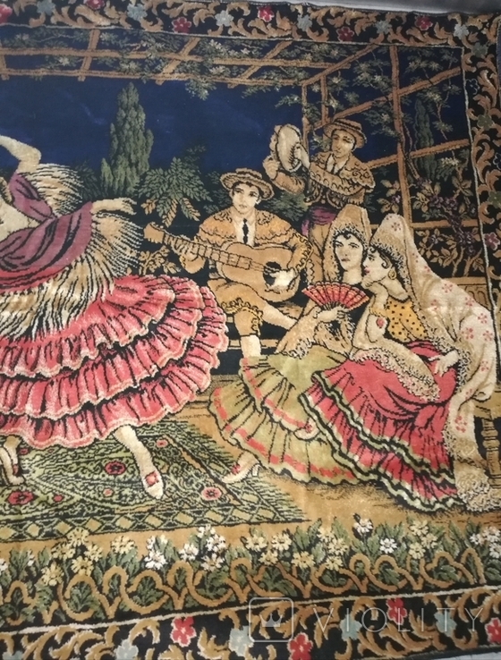 Vintage Velvet Tapestry, Flamenco Dance, photo number 3