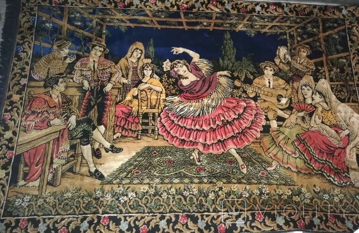 Vintage Velvet Tapestry, Flamenco Dance, photo number 7