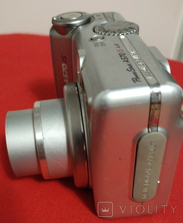 Фотоаппарат б/у цифровой Canon A570 IS, фото №4