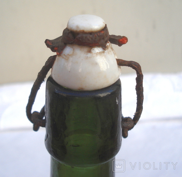 Beer bottle with rope tow stopper Germany mid-20th century 350 ml., photo number 4