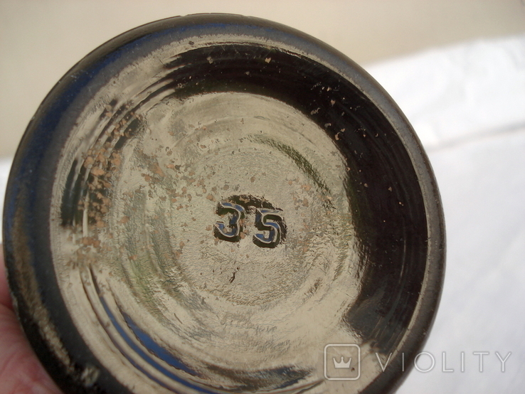 Пляшка пива з бугельною пробкою Німеччина середини 20 століття 350 мл., фото №7