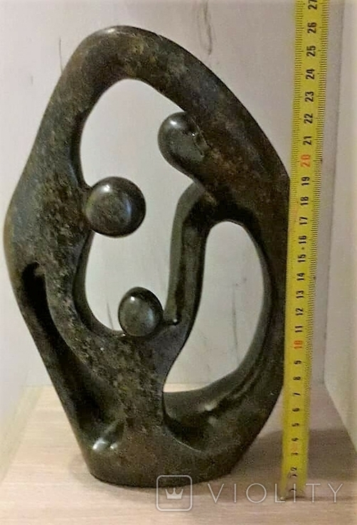Скульптура "Семья" камень, numer zdjęcia 5