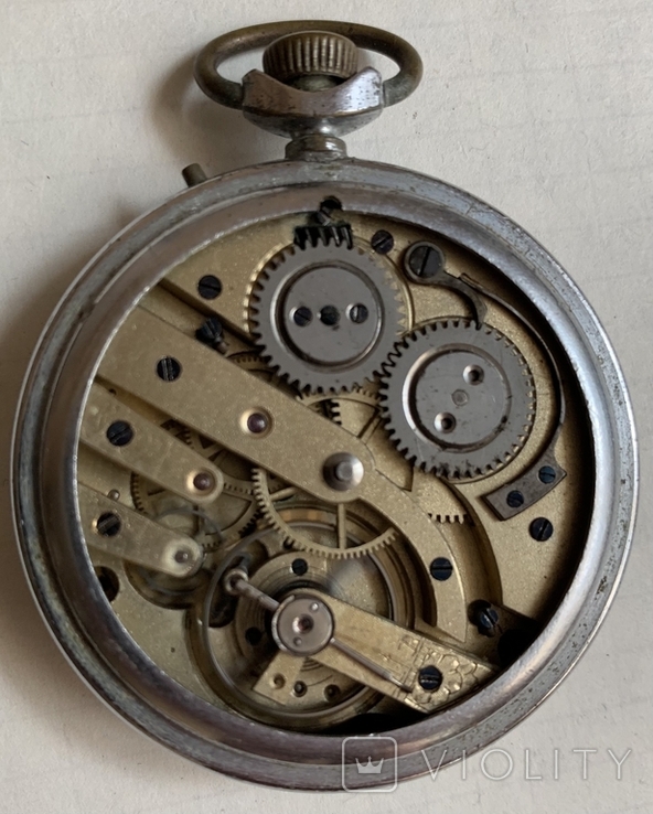 Часы карманные, марьяж, корпус с советов, механизм d 50 мм, рабочие, фото №4