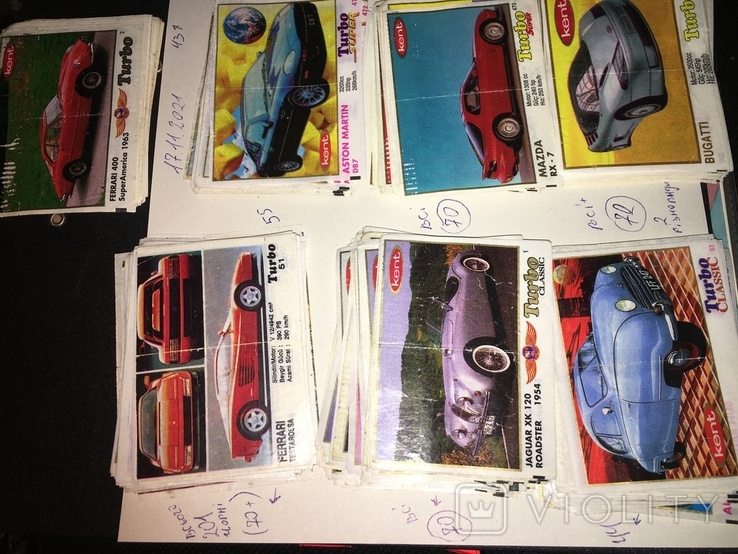 Коллекция Вкладыши 70-80-90-х разных без повторов Turbo / Турбо, фото №13