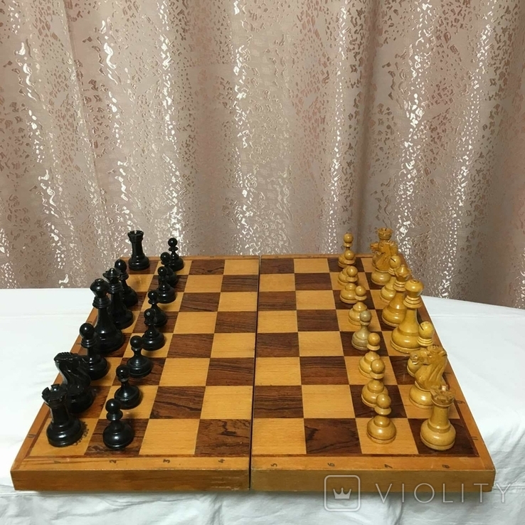  Деревянные шахматы, СССР., фото №2