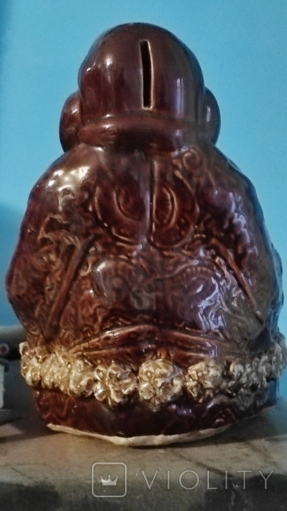 Buddha piggy bank is an excellent pottery., photo number 4