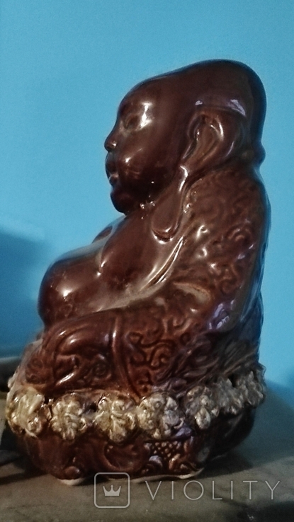 Buddha piggy bank is an excellent pottery., photo number 5