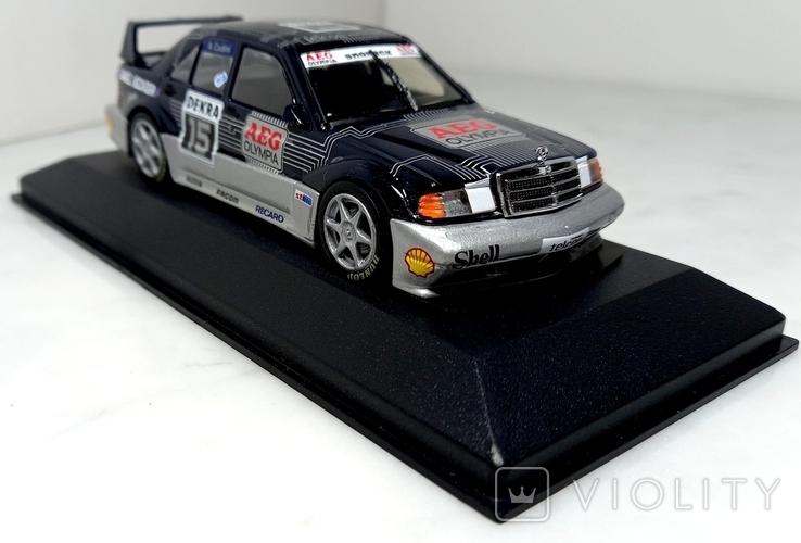 MERCEDES 190 E EVO 1 N°15 1990 A. CUDINI MINICHAMPS 1:43 of referen