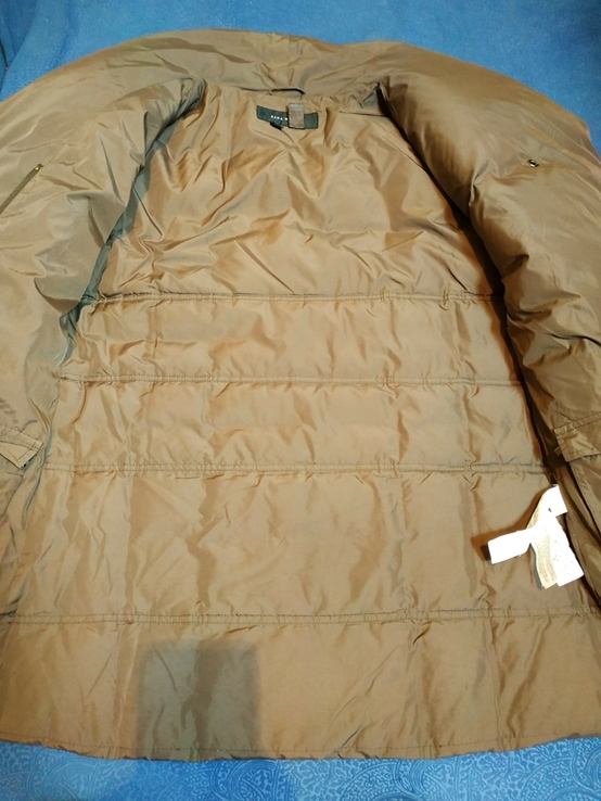 Куртка зимняя. Пуховик ZARA Еврозима нейлон пух-перо p-p L, photo number 9