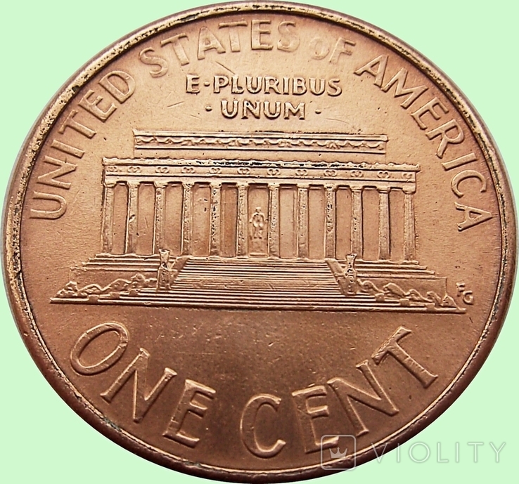 98.U.S. 1 cent, 1993.Lincoln Cent. Mondvor mark: "D" - Denver, photo number 3