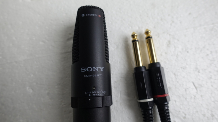Винтажный японский стерео микрофон SONY ECM-959, фото №4