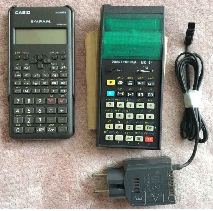 Калькулятор CASIO fx350MS + Электроника МК 61